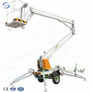 Towable boom lift for sale trailer mounted spider lift used cherry picker