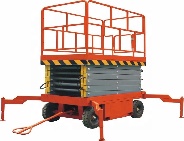 6m CE and ISO certificate portable mini scissor lift hydraulic mobile scissor lift for repair road light