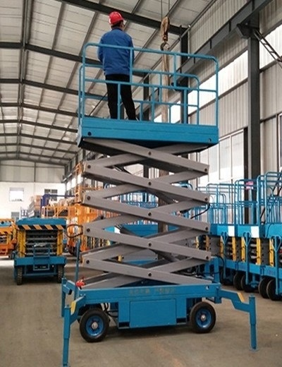 6m CE and ISO certificate portable mini scissor lift hydraulic mobile scissor lift for repair road light