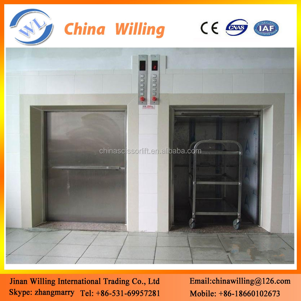 Restaurant electric dumbwaiter lift /Private Home Dumb waiter