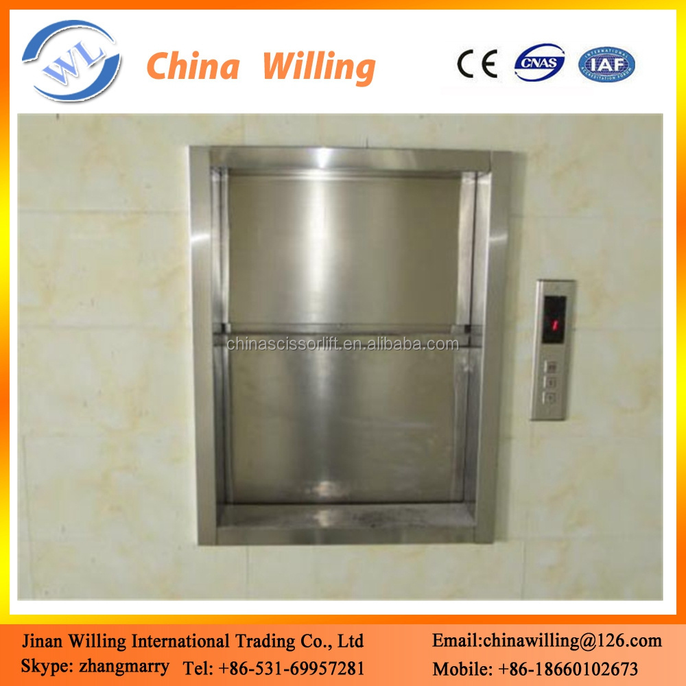 Residential Small Dumbwaiter Service lifts/hydraulic lift for kitchen cabinet