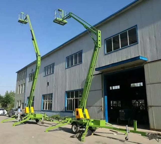 16m spider lift cherry picker for sale boom lift machine