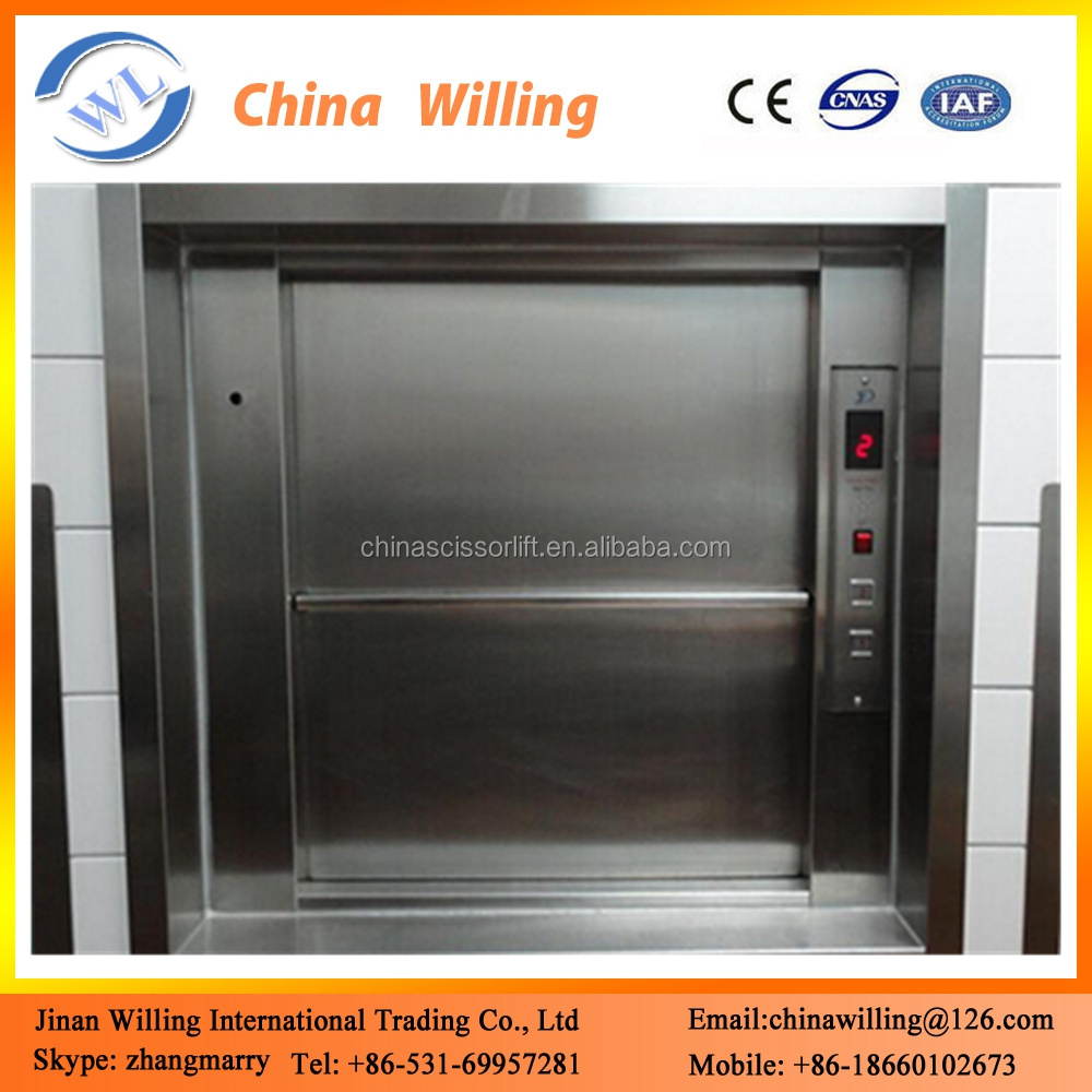 Restaurant electric dumbwaiter lift /Private Home Dumb waiter