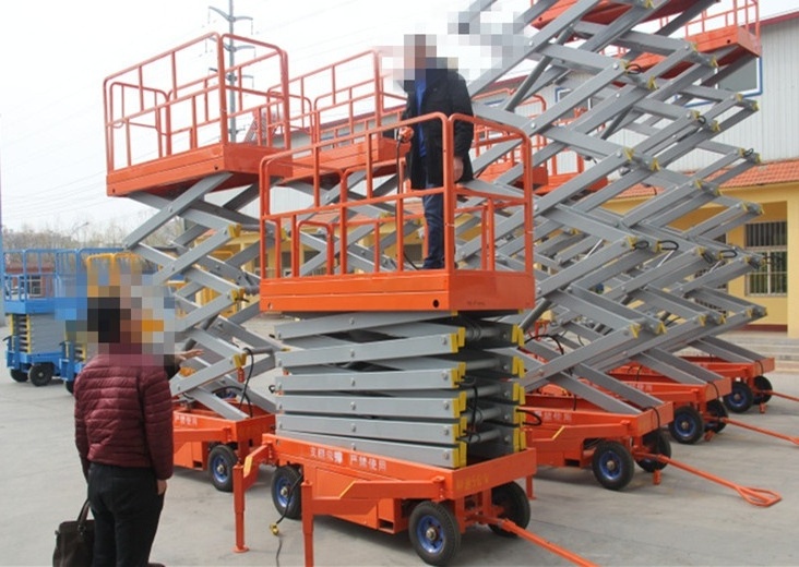 6m CE and ISO certificate portable mini scissor lift hydraulic mobile scissor lift for repair road light