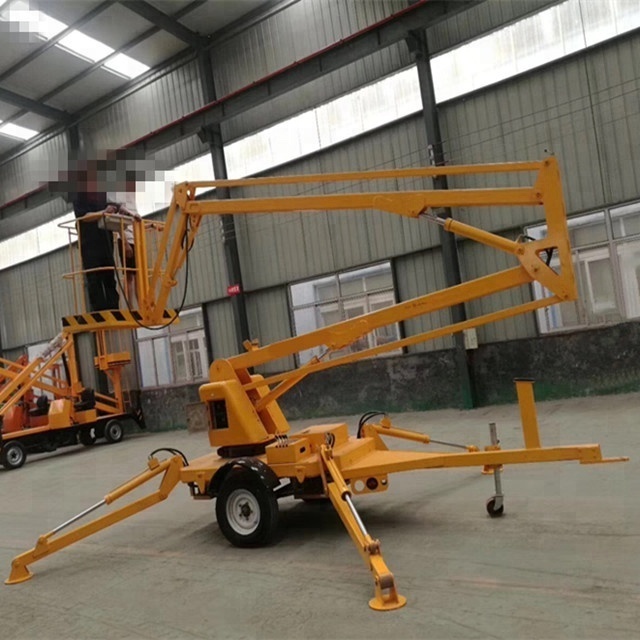 Towable boom lift for sale trailer mounted spider lift used cherry picker