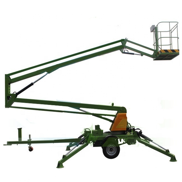 16m spider lift cherry picker for sale boom lift machine