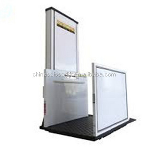 2m 2.5m Iso Ce Approved Small Glass Vertical Hydraulic Home Lift Elevator Handicapped Disabled Wheelchair Lift Platform