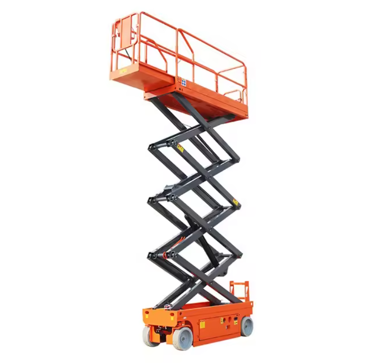 12m Load 320kg Scissor Lift Self-propelled Electric Vertical Platform Hydraulic Electric Mobile Scissor Fork Lift