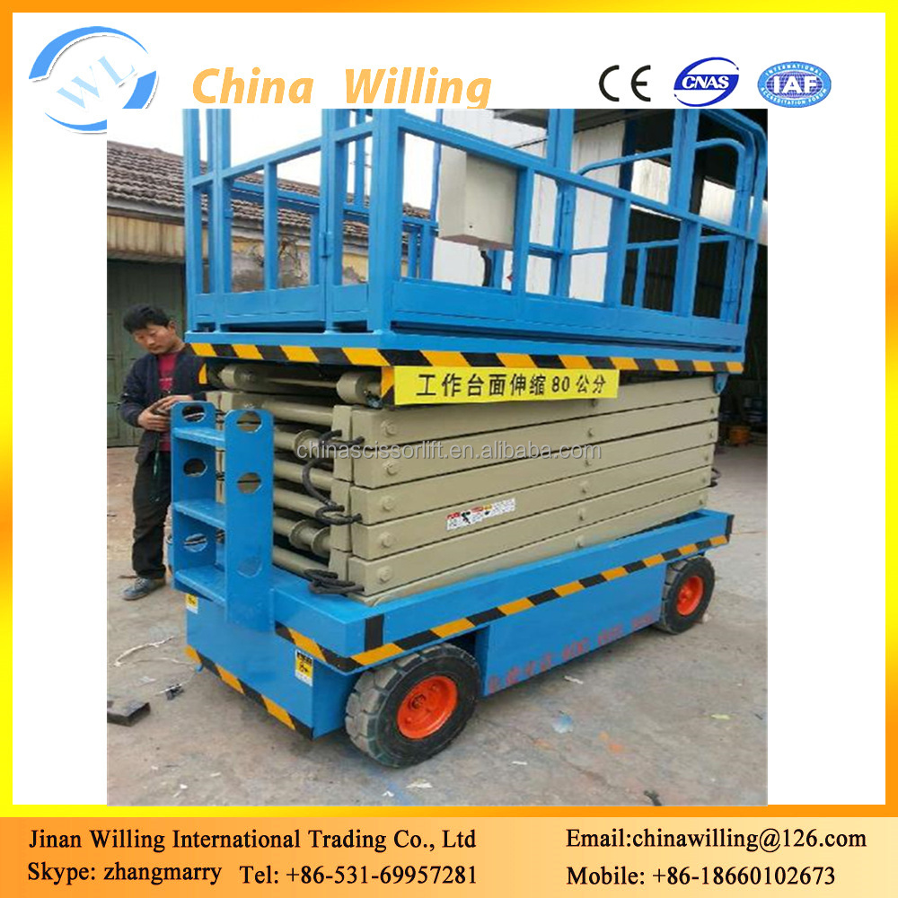 Self-Driving Automatic Hydraulic Electric Scaffolding Lift Elevated Platforms