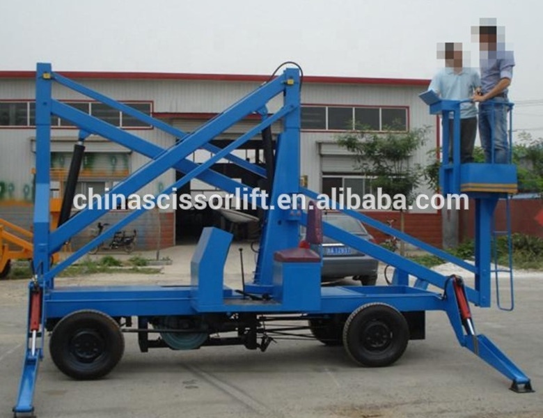 Economic and Efficient Discount price cherry picker articulated small trailer boom towable lifts for sale