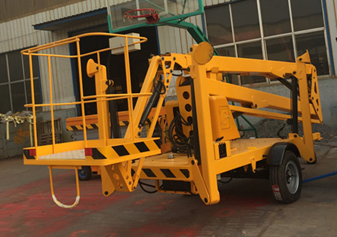 16m spider lift cherry picker for sale boom lift machine