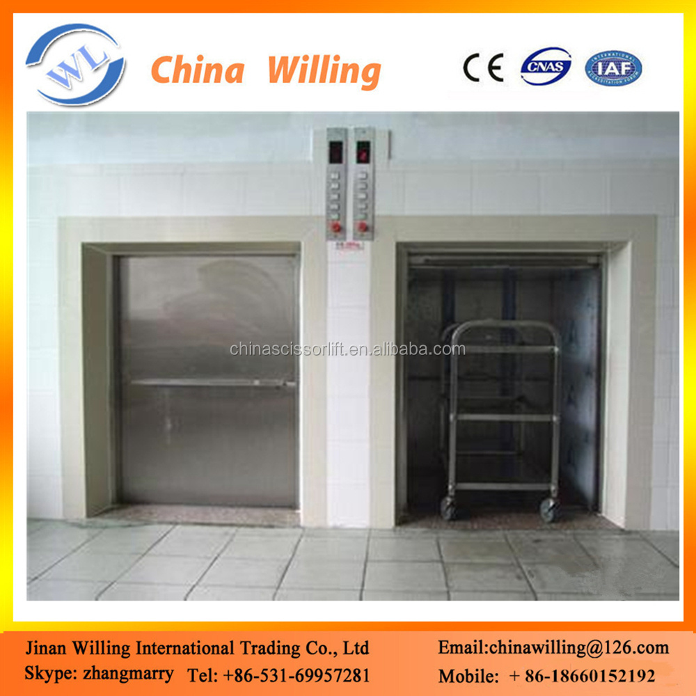 High Quality Dumbwaiter hotel food service mini elevator dumbwaiter lift