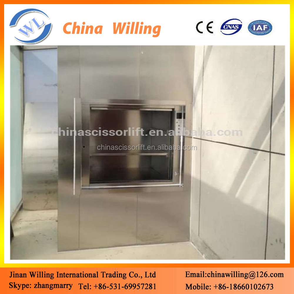 Restaurant electric dumbwaiter lift /Private Home Dumb waiter