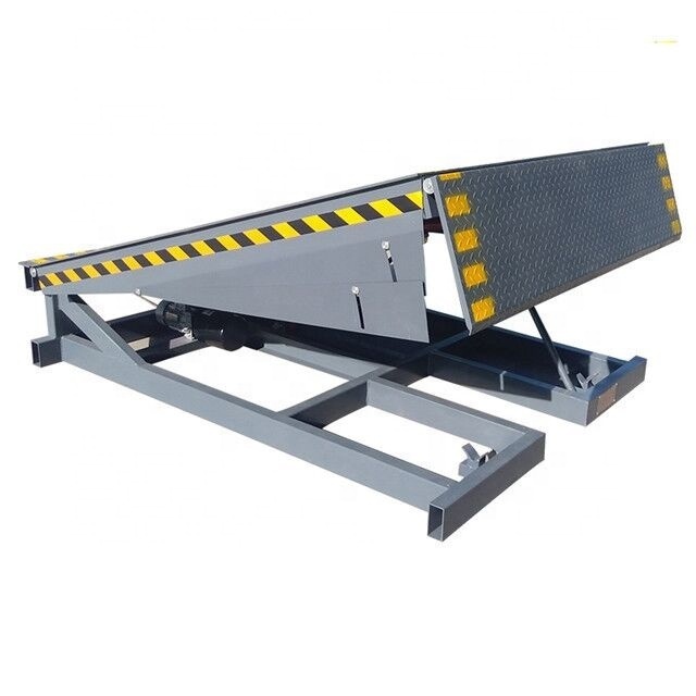 Good price hydraulic fixed climbing trolley dock yard ramp/warehouse container loading