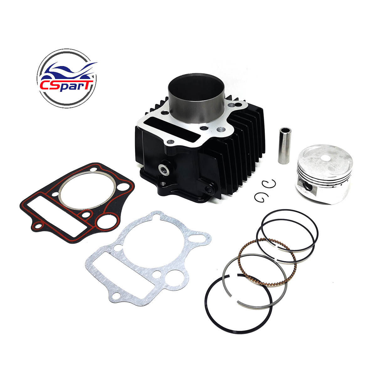 54mm Big bore  cylinder piston ring kit fit for  Loncin Lifan ZongShen  110cc pit bike ATV engine to 125cc