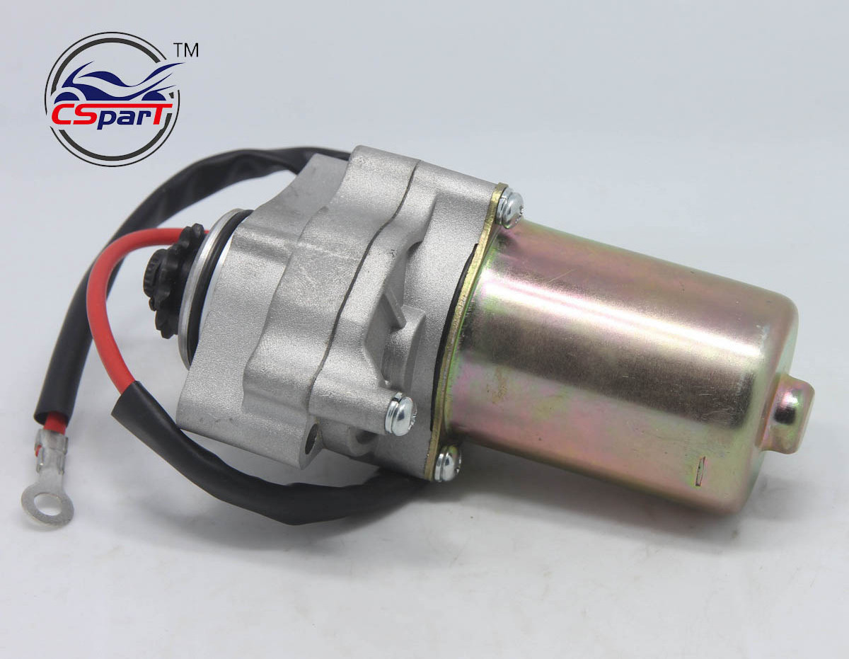 2 Bolt Lower Electric Starter Motor for 50cc 70cc 90cc 110cc 125cc Dirt Pit Bike Atv Quads Go Kart Buggy 4-Stroke Engine