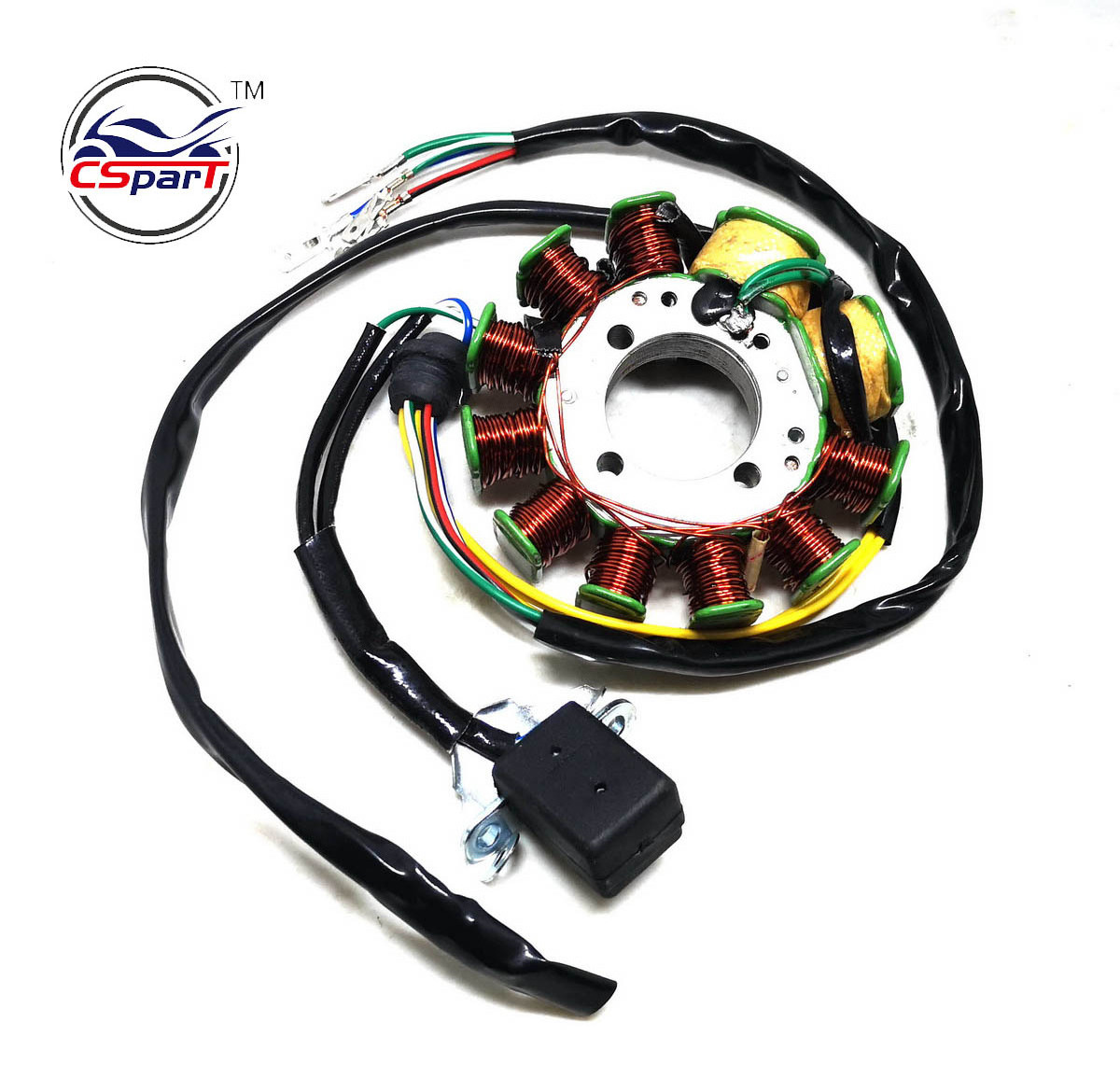 11 Pole 7 Wire Magneto Stator for 200C 250CC CG Bashan Shineray Jinling Taotao Dirt Pit Bike ATV Quad Parts