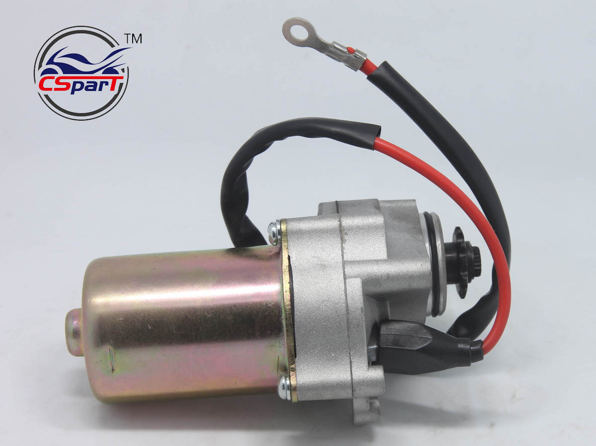 2 Bolt Lower Electric Starter Motor for 50cc 70cc 90cc 110cc 125cc Dirt Pit Bike Atv Quads Go Kart Buggy 4-Stroke Engine