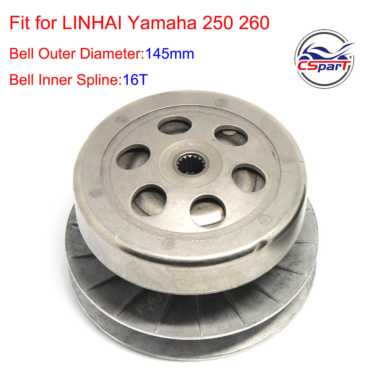 164MM 145MM 16T Clutch Assembly for Yamaha YP Majesty VOG Linhai Manco Talon XinYue FeiShen QianJiang 250CC 257CC 260CC Roketa M