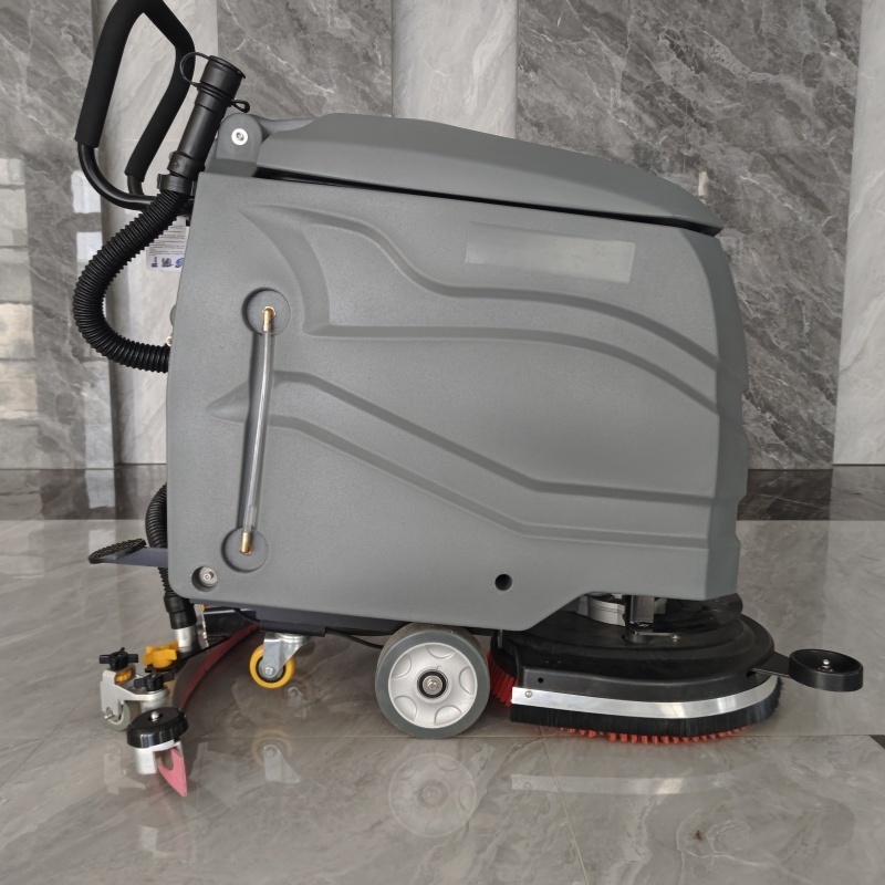 Marble Floor Cleaning Machine Mini Electric Walk Behind Floor Scrubber