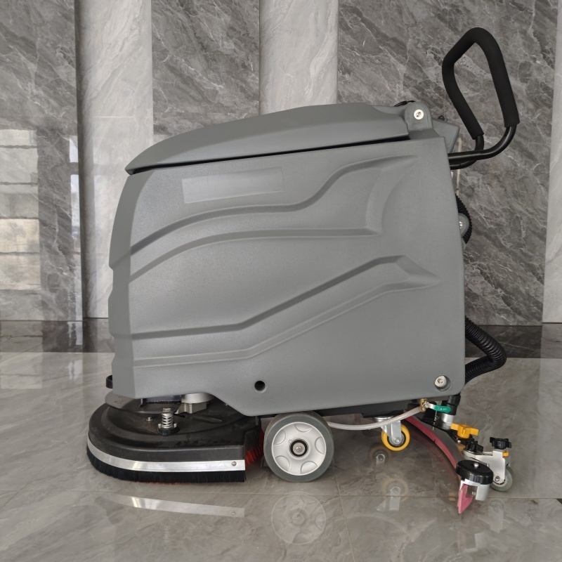 Marble Floor Cleaning Machine Mini Electric Walk Behind Floor Scrubber