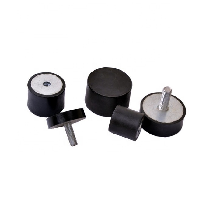 High Elastic Rubber Spring Shock Absorber Bush Anti Vibration Mounts Large EPDE Block Damper Bushing M8