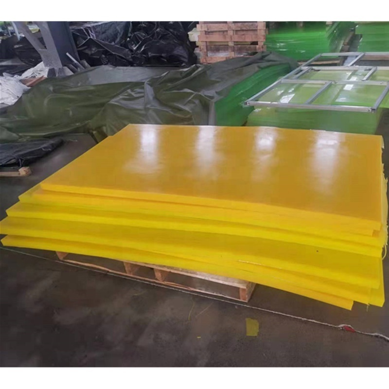 Custom hard damping silicone polyurethane sheets