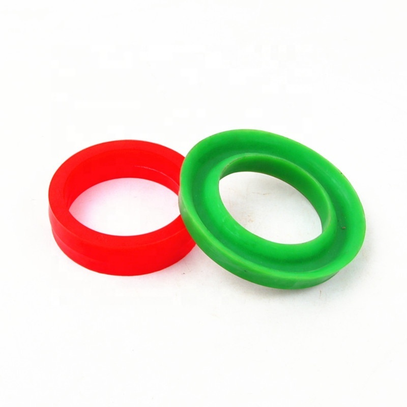 China manufacturer 95 ShoreA TPU PUR PU polyurethane UN DN UM blue oil seal ring cuffs for dust oil water sealing