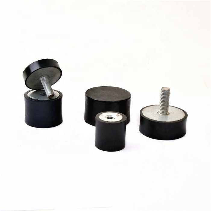 High Elastic Rubber Spring Shock Absorber Bush Anti Vibration Mounts Large EPDE Block Damper Bushing M8