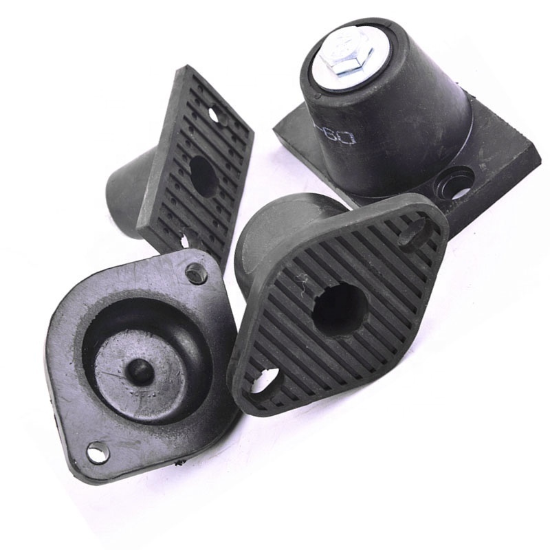 Anti slip vibrator silent proof neoprene rubber metal vibration shock absorb rubber damper for indoor water pump