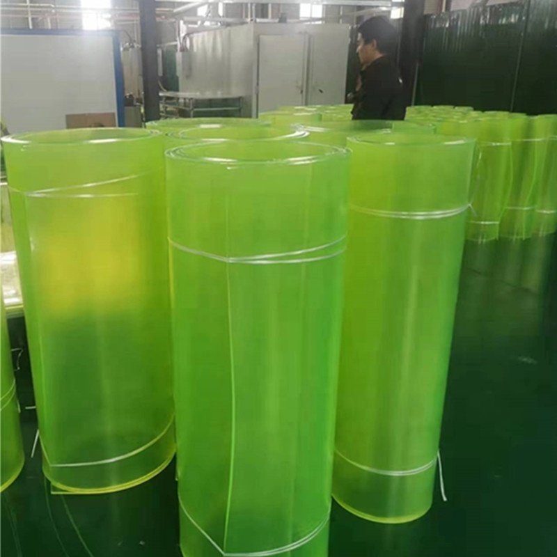 Custom hard damping silicone polyurethane sheets