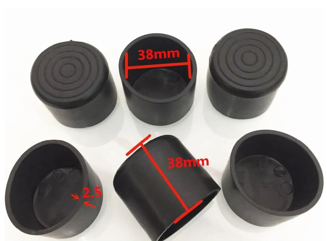 Tube Pipe Hole Plug Stopper Chock Insert Stopper Molded plastic plugs with ribs for pipes