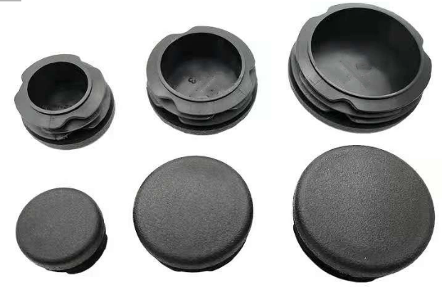 Tube Pipe Hole Plug Stopper Chock Insert Stopper Molded plastic plugs with ribs for pipes