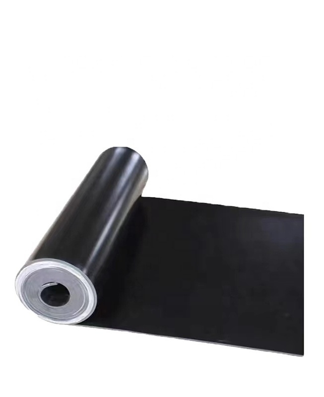 NBR black waterproof rubber sheet natural fireproof soundproof EPDM flame retardant rubber 2 layers cotton sheet