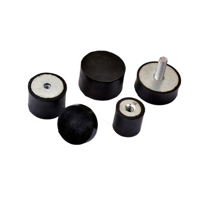 High Elastic Rubber Spring Shock Absorber Bush Anti Vibration Mounts Large EPDE Block Damper Bushing M8