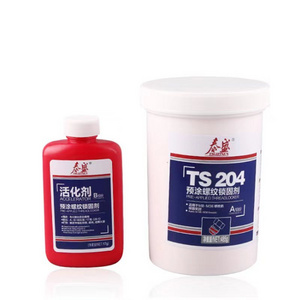 Pre-applied thread sealant adhesive 204