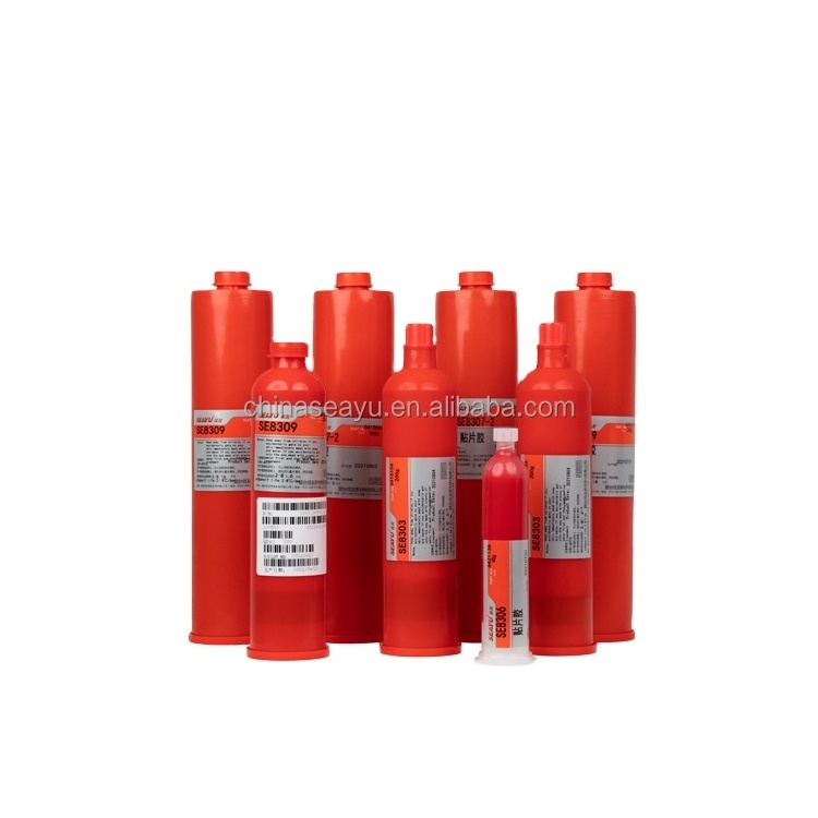 SE8307-2  SMT Epoxy resin adhesive red glue for SMD LED patch PCB stentil printing Red glue