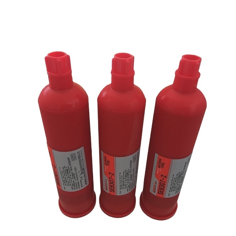 SE8307-2  SMT Epoxy resin adhesive red glue for SMD LED patch PCB stentil printing Red glue