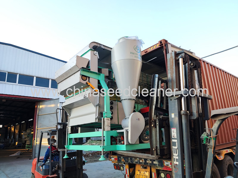 Chia Seed Double  Air Screening Cleaner  Grader Mobile Cleaning Machine Manufacturer