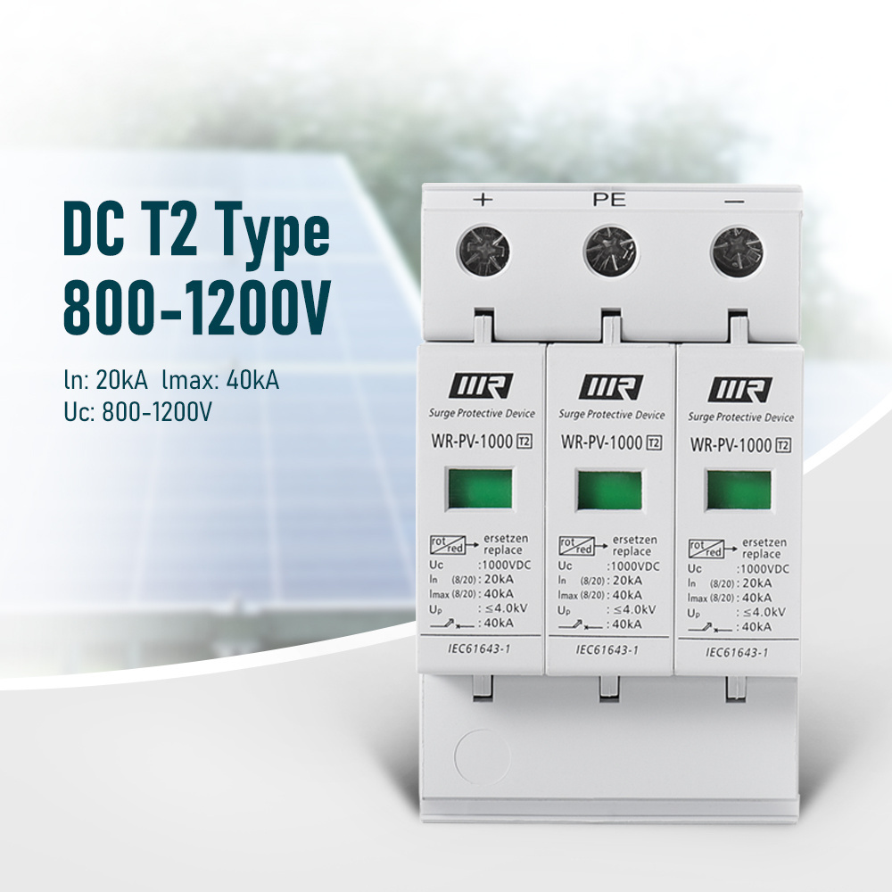 SENTE 800V 1000V 1200V 20Ka 40ka PV spd protection device power surge protector