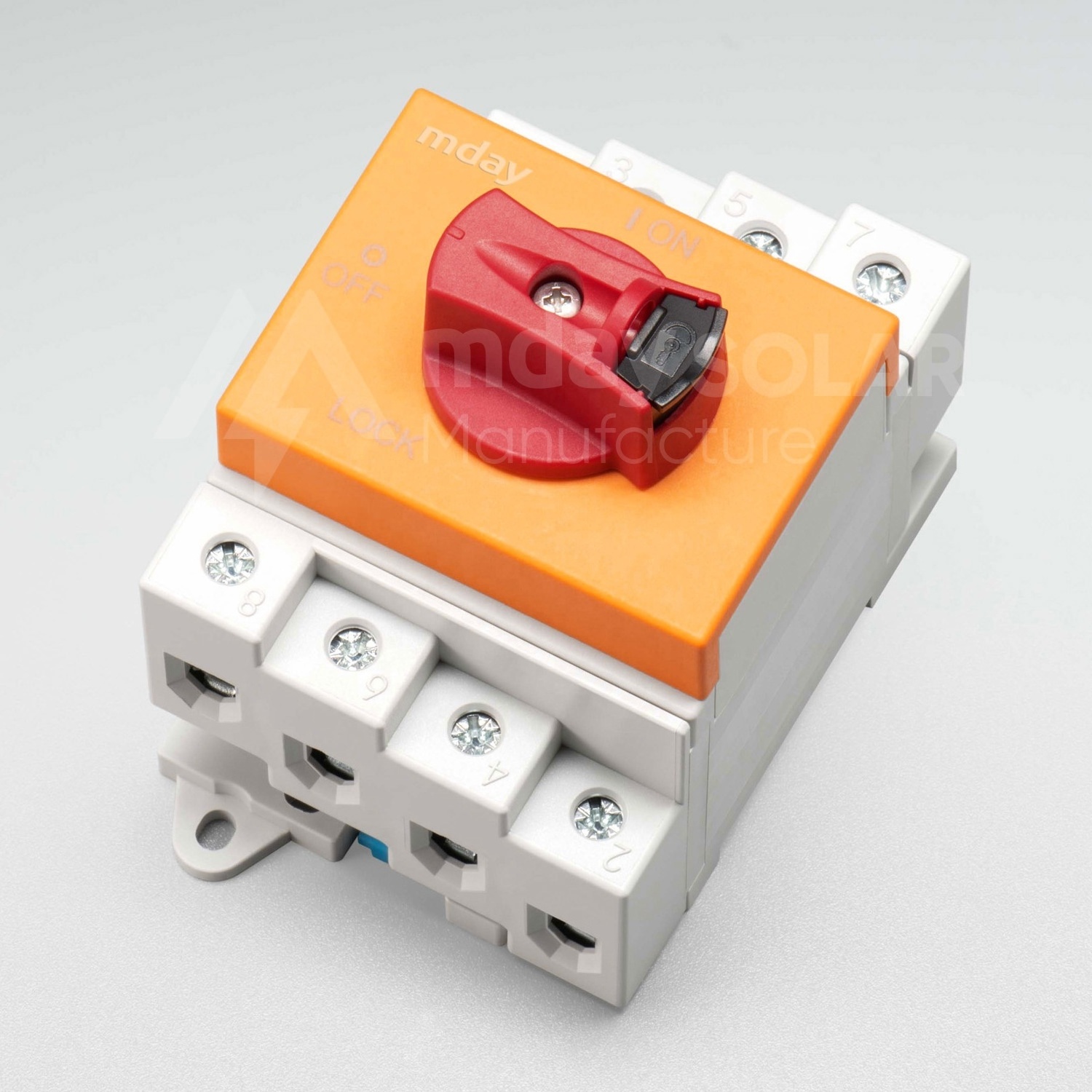 High quality DC 32A three-phase IP66 rotary isolation pv disconnect switch