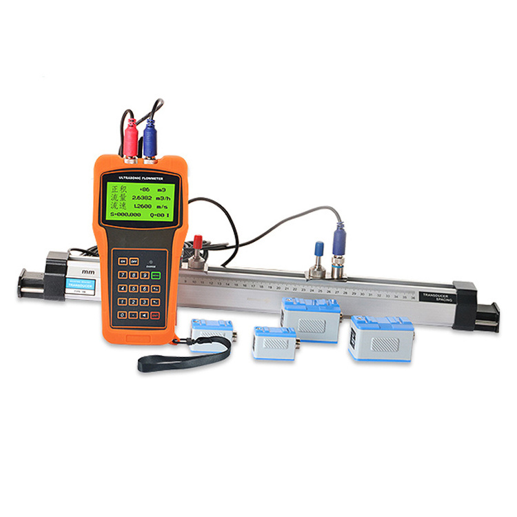 FMU830 High Frequency portable clamp on ultrasonic flow meter handheld type tuf-2000h ultrasonic water flow meter