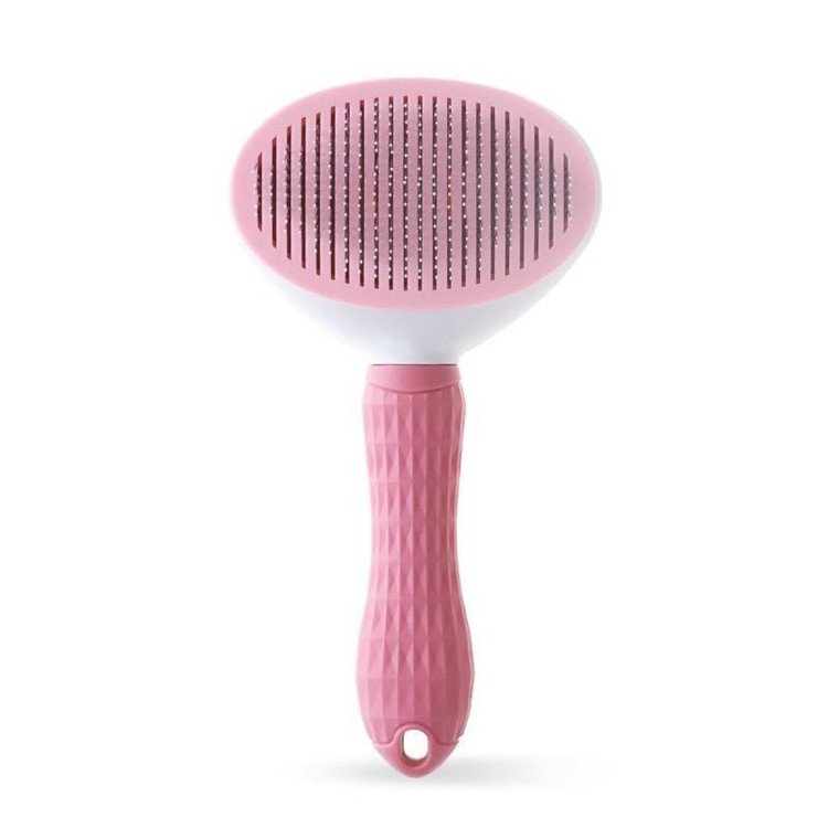 Factory Direct Oem Odm Remove Dog Hairs Pet Grooming Brush Comb Self Cleaning Automatically Dog Cat Slicker Brush