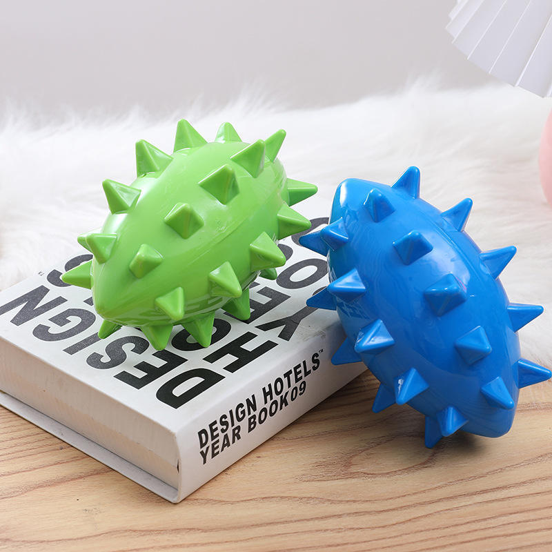 Dog sound ball Sea urchin ball Flow Planet Thorn football training dog grinding teeth bite resistant dog toy