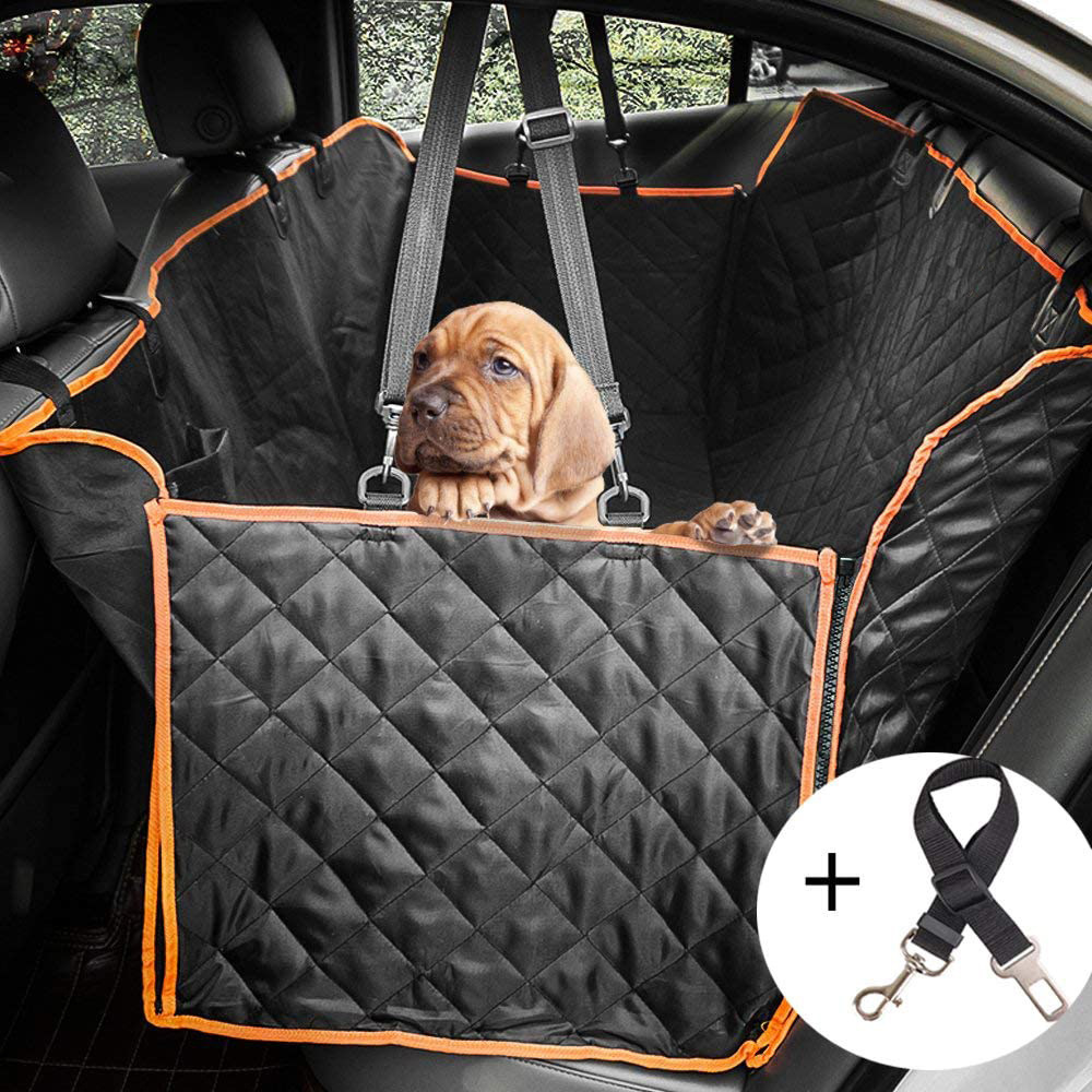 Multi-purpose Pet Dog Car Seat Cover Waterproof Non-Slip Anti-Scratch Pet Car Seat Cover Hammock for Back Seat