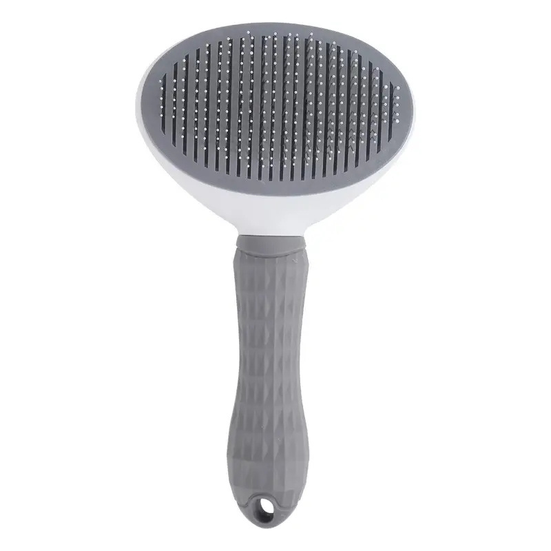 Cat Brush Remove Hair Pet Hair Removal Comb For Cats Non-slip Grooming Brush Stainless Steel Dog Combs Brushes Cat Accessories