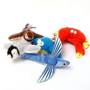 Pet plush toy Sound electric cat toy new dog toy simulates a fish pulsating wing-wing bird