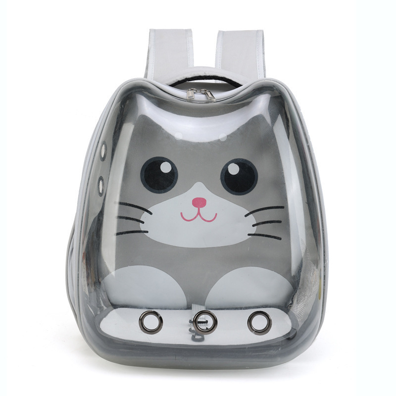 Soft-Side Cat Backpack Carriers Bag For Dog Pet Bubble Backpack for Small Cats Puppies Dogs Bunny Transparent Capsule