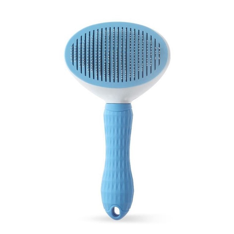 Factory Direct Oem Odm Remove Dog Hairs Pet Grooming Brush Comb Self Cleaning Automatically Dog Cat Slicker Brush