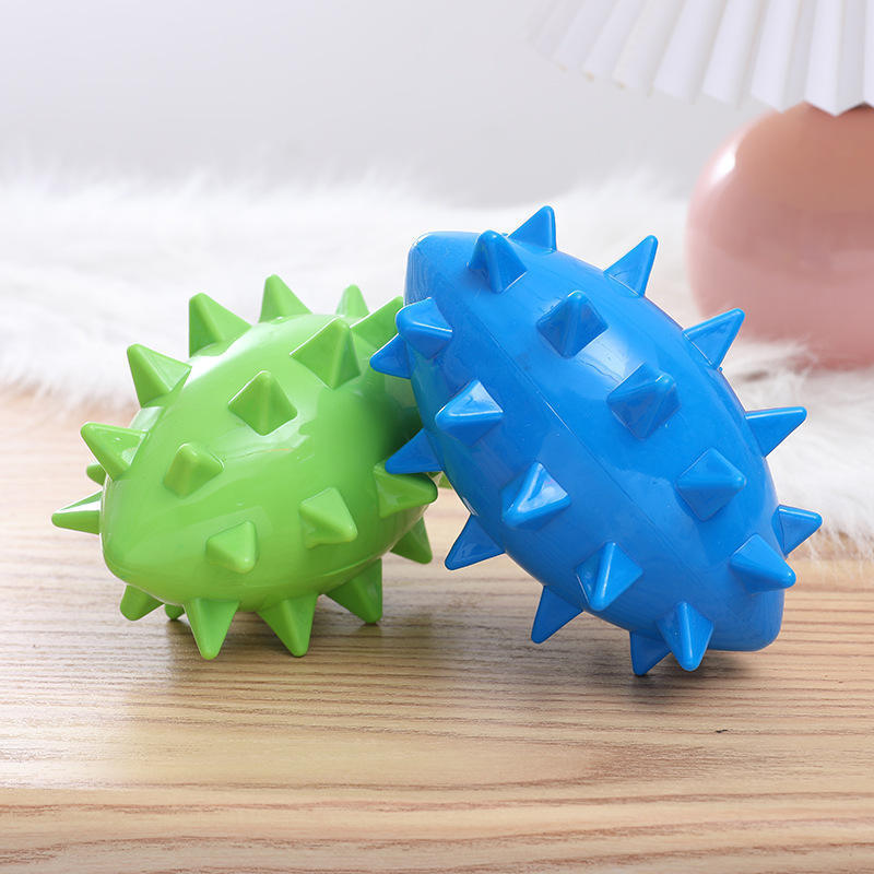 Dog sound ball Sea urchin ball Flow Planet Thorn football training dog grinding teeth bite resistant dog toy